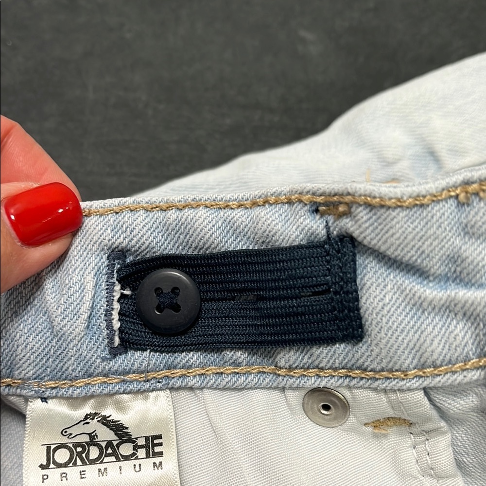Jordache girls High-Waisted Distressed Denim Shorts size 10 - Picture 7 of 7